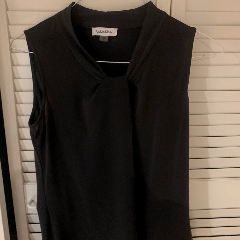 Calvin Klein Womens grey business top